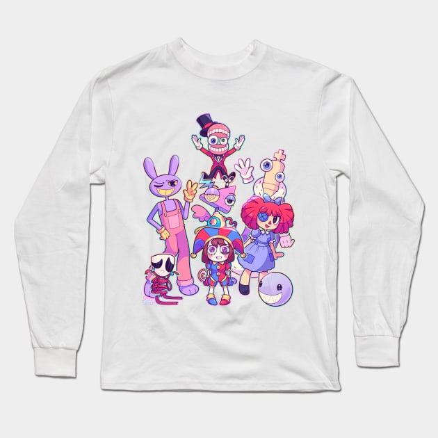 The Amazing Digital Circus Long Sleeve T-Shirt by Inky_Trash